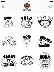line friends dynamic stickers ipad images 2