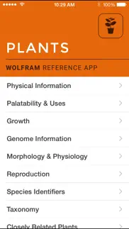 wolfram plants reference app iPhone Captures Décran 1