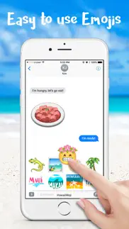 hawaiianmoji - hawaii food & drink emoji stickers iphone images 2
