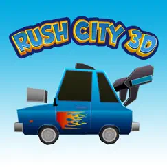 traffic racer rush city 3d logo, reviews