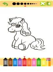 pony colouring and painting book ipad images 3