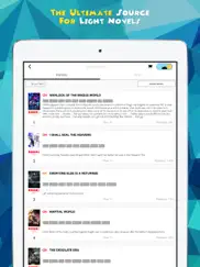 novel updates, the best reader for light novels iPad Captures Décran 2