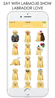 labmojis - labrador retriever emoji & stickers iphone images 4