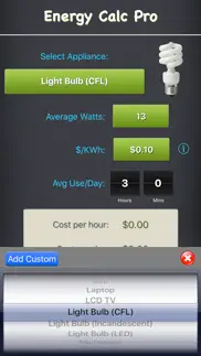 energy calc pro - appliance energy cost calculator iphone images 2