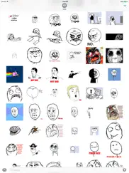 meme faces - stickers for imessage ipad resimleri 4