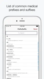 medical dictionary and terminology (aka medwords) iphone images 2
