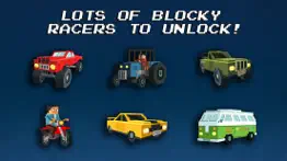 blocky racing - race block cars on city roads iphone images 2