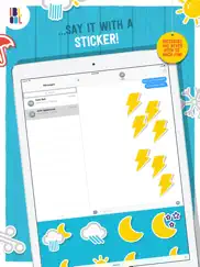 ibbleobble weather stickers for imessage ipad images 3