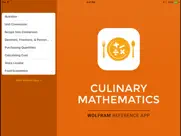 wolfram culinary mathematics reference app iPad Captures Décran 1