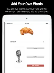 flashcards for kids - first food words ipad images 4