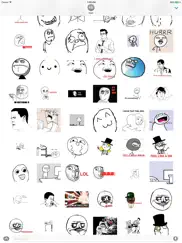 meme faces - stickers for imessage ipad resimleri 3