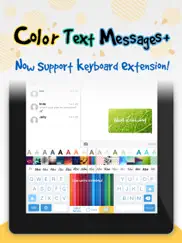 color text messages+ customize keyboard free now ipad images 1