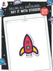 ibbleobble space stickers for imessage ipad images 3