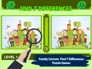 family cartoon find 7 difference game ipad images 1