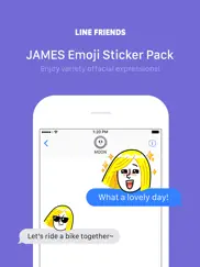 narcissist, james emoji - line friends ipad images 1