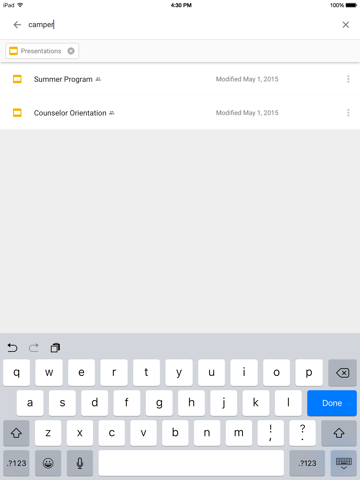 google drive – stockage iPad Captures Décran 3
