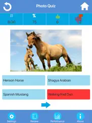 horse breeds quizzes ipad capturas de pantalla 2