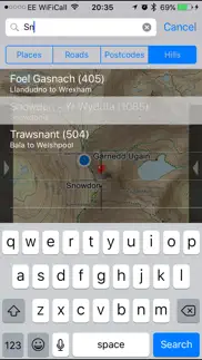 snowdonia maps offline iPhone Captures Décran 4