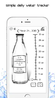 simple daily water tracker iphone images 1