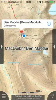 cairngorms maps offline iPhone Captures Décran 4