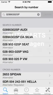 auto parts para volkswagen vw iphone capturas de pantalla 1