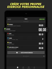 minuteur plus – workouts timer iPad Captures Décran 3