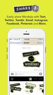wordoji - easy sticker maker iphone images 4