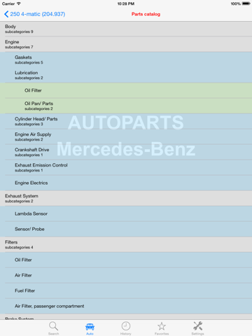 autoparts for mercedes-benz ipad resimleri 3