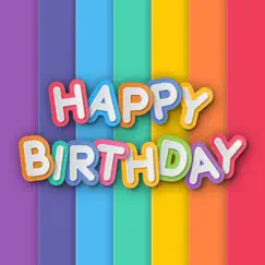 happy birthday stickers pack logo, reviews