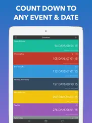countdown to big events iPad Captures Décran 3