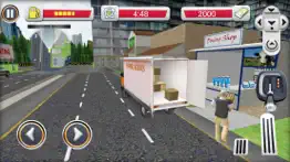 drive thru supermarket 3d - cargo delivery truck iphone images 2