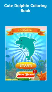 coloring dolphin game iphone images 1
