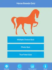 horse breeds quizzes ipad capturas de pantalla 1