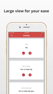 learn danish language iphone capturas de pantalla 3