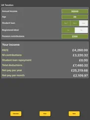 uk tax salary calculator ipad images 1