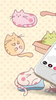 cute cats sticker collection iphone images 1