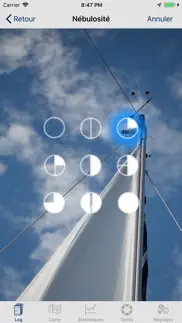 livre de bord nautical logbook iPhone Captures Décran 3