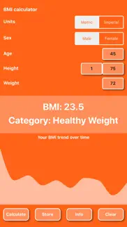 bmi calc - body mass index iphone images 1