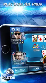 live hold'em pro - poker game iphone images 1
