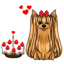 yorkshire terrier dog dogmoji logo, reviews