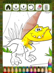 dinosaurs - coloring book ipad images 4
