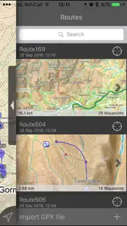 cairngorms maps offline iPhone Captures Décran 2