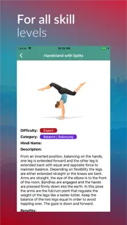 yoga guide asanas pro iphone resimleri 3