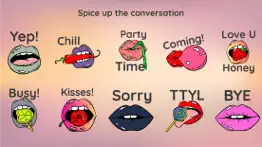 kiss lips dirty sticker emojis iphone images 3