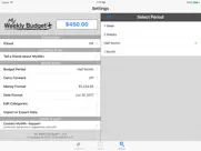 my weekly budget+ (mywb+) ipad images 2