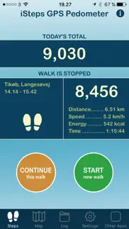 isteps gps pedometer iphone images 1