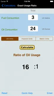 gas oil mixture ratio iPhone Captures Décran 3