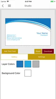 easy business card maker iphone images 3