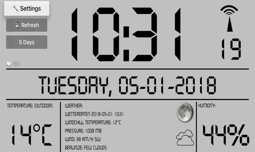 LCD Weather Clock app reviews download