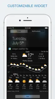widget weather lite iphone resimleri 2